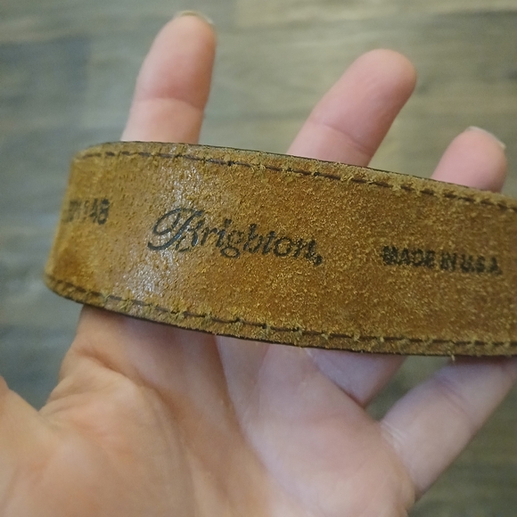 Brighton Heart Soul Love Honor Leather Belt. - Picture 15 of 15